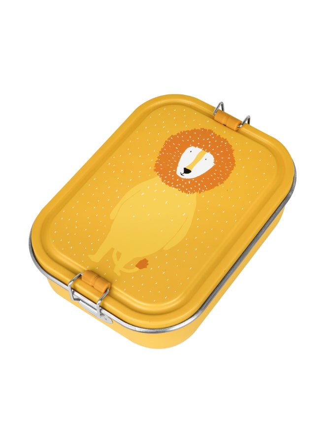 Trixie Stainless Steel Lunch Box Large - 2-Compartment - Mr. Lion - Image 1