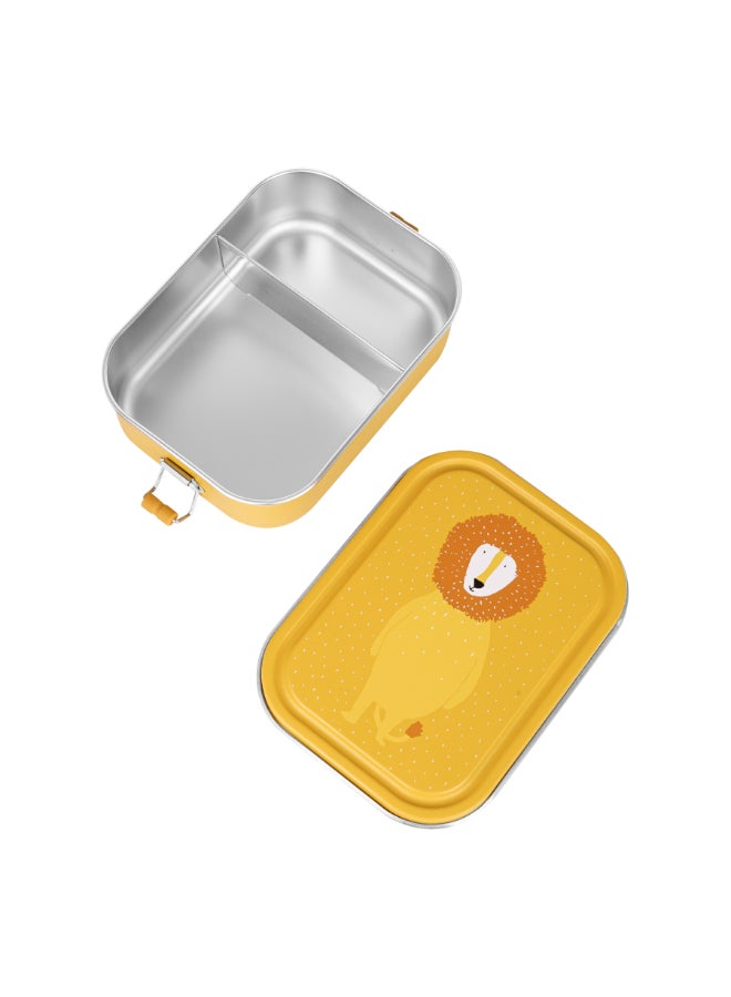 Trixie Stainless Steel Lunch Box Large - 2-Compartment - Mr. Lion - Image 5