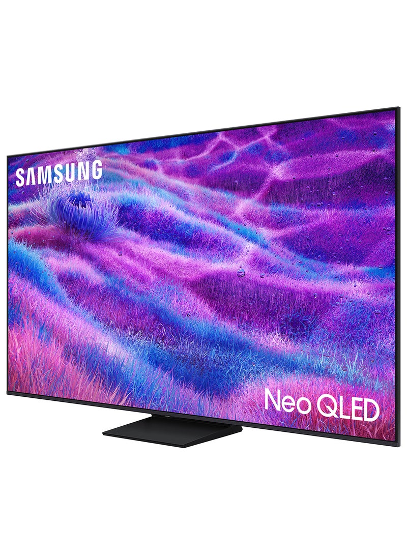 Samsung 65 Inch Neo QLED TV, QN80F, 4K, Mini LED, NQ4 AI Gen2 Processor, Quantum Matrix Technology Core, 4K AI Upscaling, Dolby Atmos,  Vision AI Smart TV, QA65QN80FAUXZN (2025 - UAE Version) QN80F TITAN BLACK - Image 3