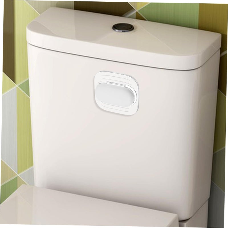 3Pcs White Door Stopper Wall Protector For Door Handles Easy Peel Stick Noise Reduction Furniture Bumper - Image 4