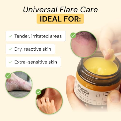 MyMagicHealer Universal Flare Care | Essential Oil Free | Baby Dermatitis, Diaper Rash, Eczema, Psoriasis, Impetigo | Wound Care | Multi-purpose Solution for Sensitive Skin w/Propolis & Egg Yolk 4 oz - Image 2