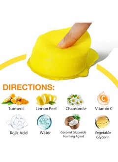 Kojic Acid and Turmeric Pads,Turmeric kojic Acid Pads for Face, Turmeric and Kojic Acid Cleansing Pads,Turmeric Cleansing Pads for Dark Spots, Exfoliating, Acne Scars (50 PCS) - pzsku/Z8BAB0EF5AA12D5AFADA2Z/45/_/1727604464/46ab2d85-1312-47c1-a5db-3c770a66a7e7