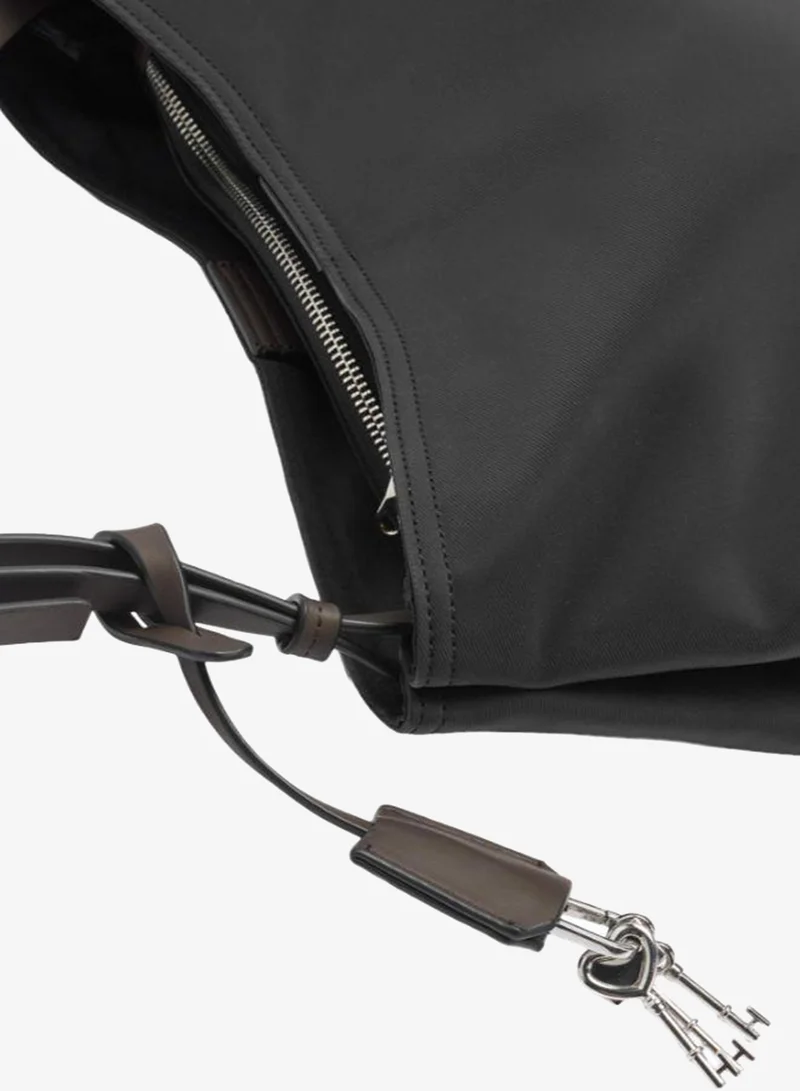 PARFOIS Nylon Effect Shopper Bag With Pendant