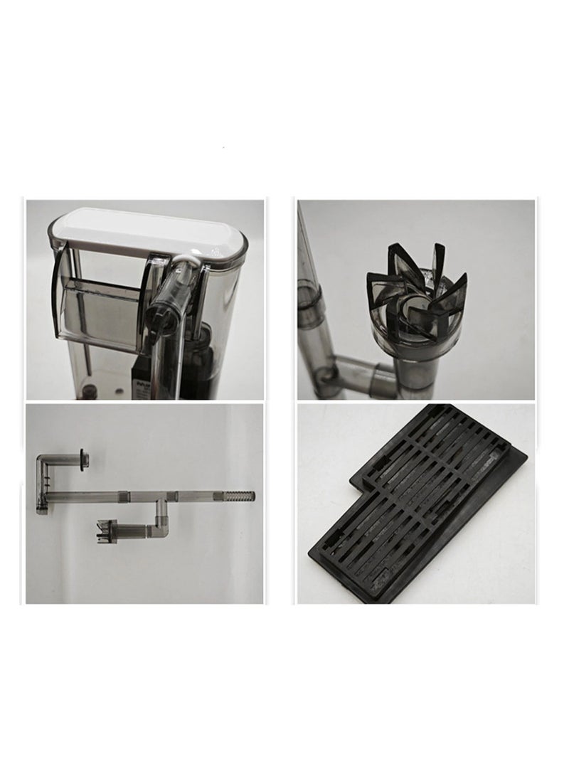 فلتر شلال كربوني مع شفاط تنظيف سطح الماء بقوة 7 وات - Image 4