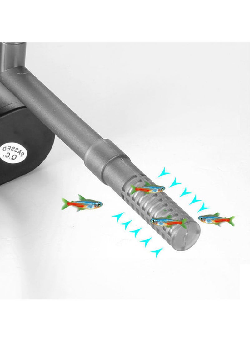 فلتر شلال كربوني مع شفاط تنظيف سطح الماء بقوة 7 وات - Image 2