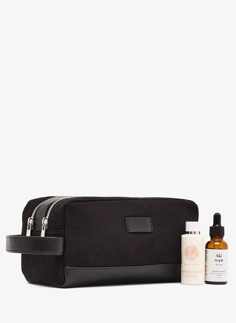 Dual Compartment Wash Bag