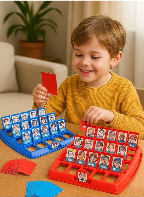 Guess Who Is It, Two-Person Battle Card Game, Children's Puzzle Growth Game