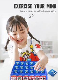 ماركة غير محددة Guess Who Is It, لعبة ورق كلاسيكية، لعبة معركة بين لاعبين، اختيار مثالي لنمو فكر الأطفال  - Image 5