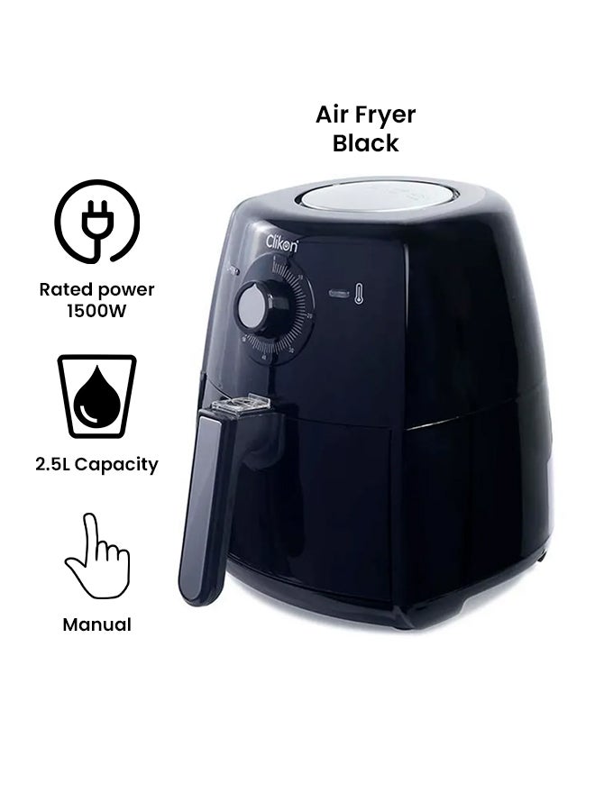 كليكون مقلاة هوائية 2.5 L 1500 W CK2295 أسود - Image 2