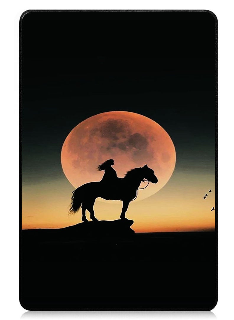 Theodor Protective Flip Case For Xiaomi Pad 7 & Xiaomi Pad 7 Pro With Trifold Stand Auto Wake Sleep Shockproof Cover - Majestic Horse Sunset - Image 1