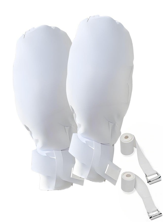 Ristpal 2PCS Dementia Restraint Gloves,Double Security Mitts Fits All Hand Restraint Gloves for Elderly -Made With Extra Padding for Comfort & Protection - Image 1