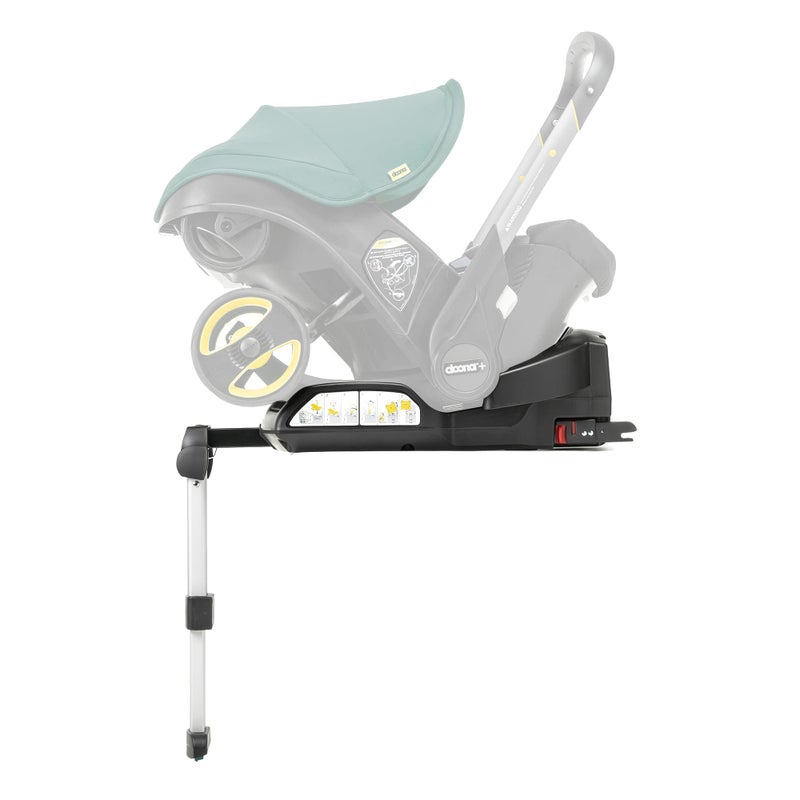 Doona قاعدة مقعد السيارة للأطفال Doona+ مع نظام Isofix - مجموعة تركيب Isofix مع دعم الساق الممتد - ميزات مؤشر التركيب لتأكيد أن مقعد السيارة مؤمن بأمان في مكانه - متوافقة فقط مع Doona+ - Image 1
