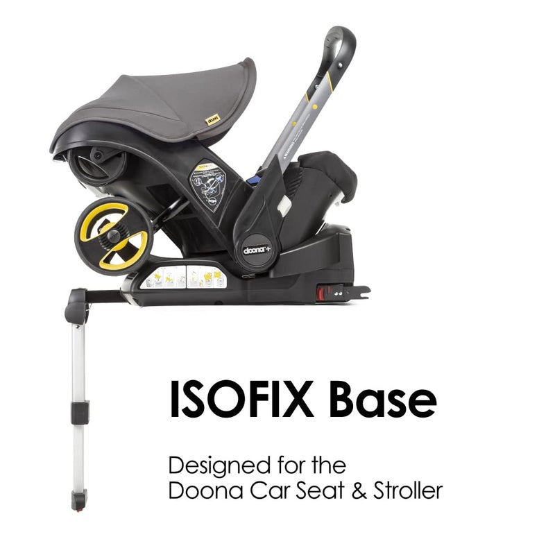 Doona قاعدة مقعد السيارة للأطفال Doona+ مع نظام Isofix - مجموعة تركيب Isofix مع دعم الساق الممتد - ميزات مؤشر التركيب لتأكيد أن مقعد السيارة مؤمن بأمان في مكانه - متوافقة فقط مع Doona+ - Image 2