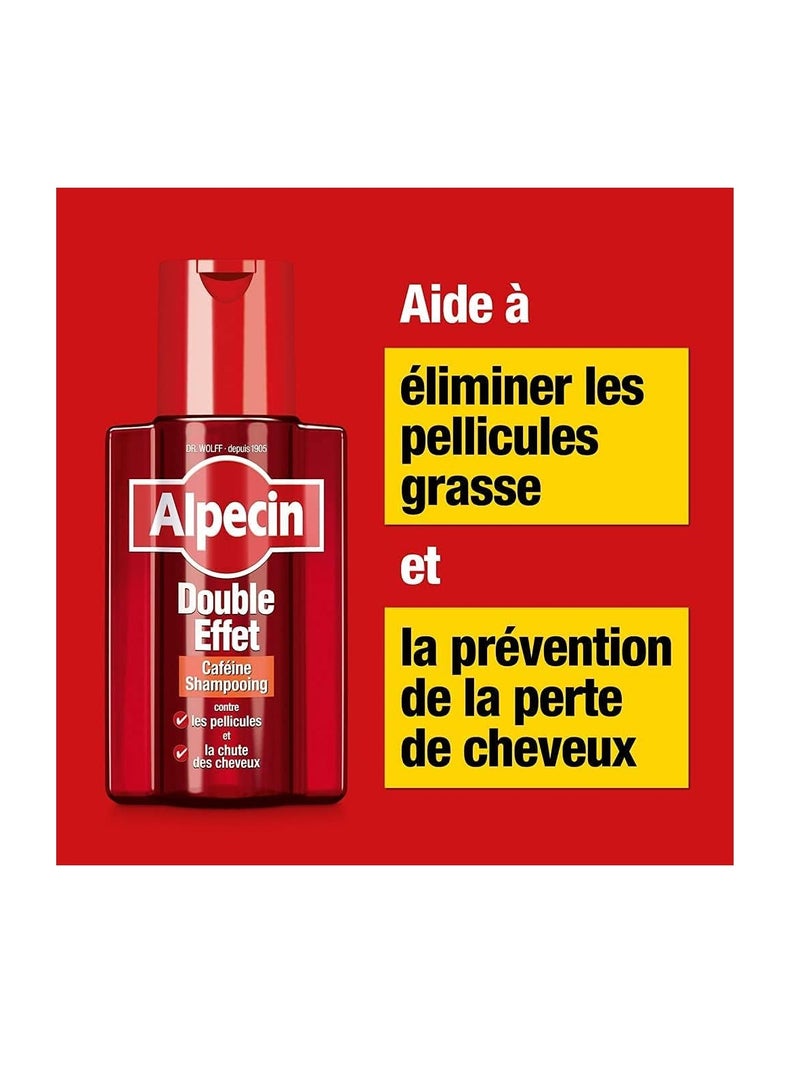 Alpecin Alpecin Double Effect Caffeine Shampoo 200ml + Alpecin Caffeine Liquid 200ml (Anti-Hair Loss & Anti-Dandruff Shampoo + Liquid) - Image 2