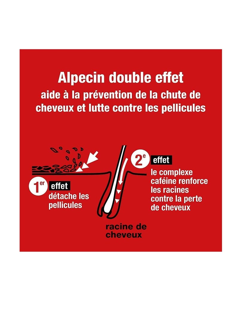 Alpecin Alpecin Double Effect Caffeine Shampoo 200ml + Alpecin Caffeine Liquid 200ml (Anti-Hair Loss & Anti-Dandruff Shampoo + Liquid) - Image 3