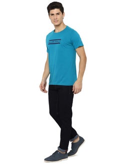 ألين سولي تي شيرت ألين سولي رجالي سادة بقصّة عادية (Askcqrgf471321_Teal_M)  - Image 5