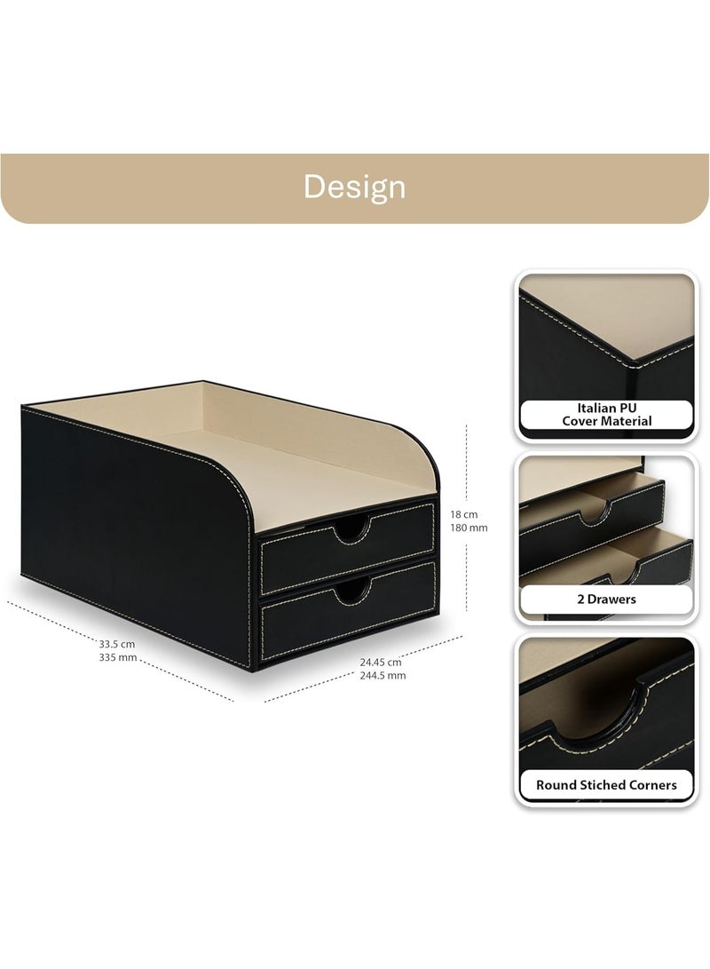 FIS OFFICE TRAY 2 DRAWER - FSDSPUOTBK - Image 5