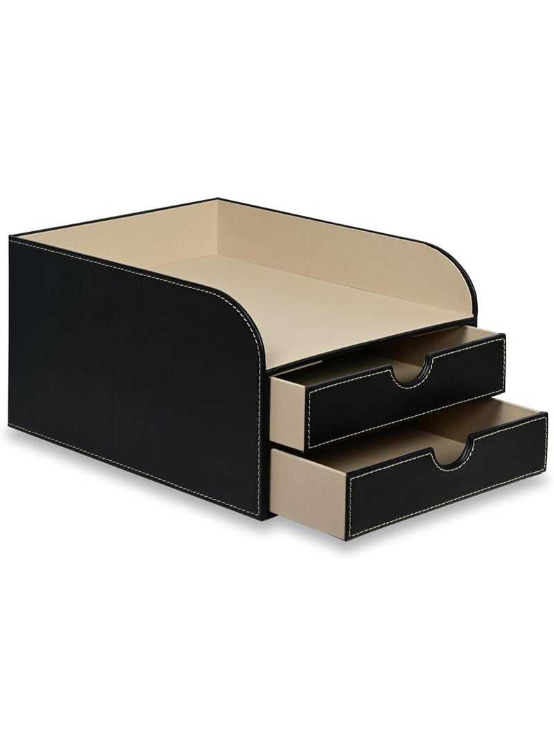 FIS OFFICE TRAY 2 DRAWER - FSDSPUOTBK - Image 1