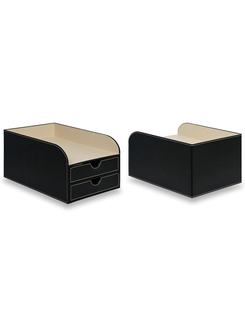 FIS OFFICE TRAY 2 DRAWER - FSDSPUOTBK - Image 3