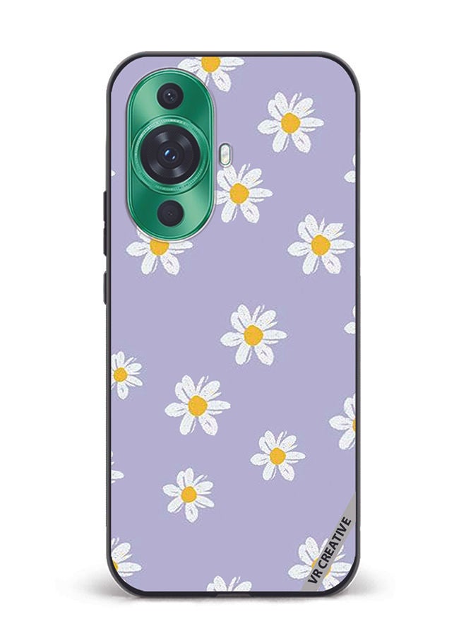 VR CREATIVE Protective Case Cover For Huawei nova 11 Pro Daisy Flower Design Multicolour - Image 1