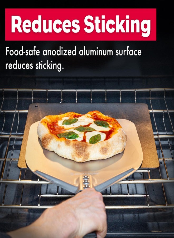 Brod & Taylor Bread Peel for Transferring Bread, Pizza or Flatbreads (11.75" x 12" Surface) - Thin Edge, Lightweight, and Reduces Sticking - Image 4
