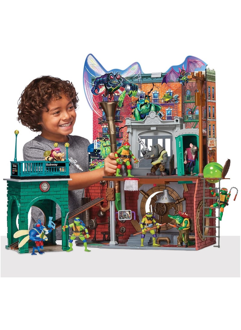 Teenage Mutant Ninja Turtles - Mutant Mayhem | Sewer Lair Playset | Playmates Toys - Image 1