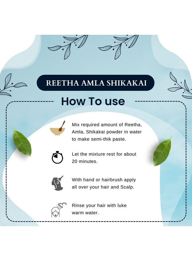  بريجبوتي مجموعة ريثا أملا شيكاكاي للشعر (شكل خام) 600 جرام - Image 4