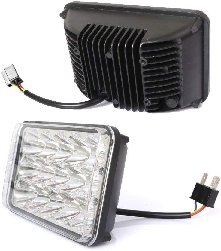 AMUNIESUN DOT Approved 4X6" LED Headlights for Trucks - 4PCS Replacement H4651/H4642/H4652/H4656/H4666/H4668/H6545 - Image 4