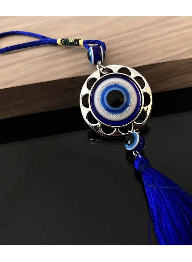 Generic Stylish and distinctive car pendant with eye design wonderful accessory blue color  - Image 2