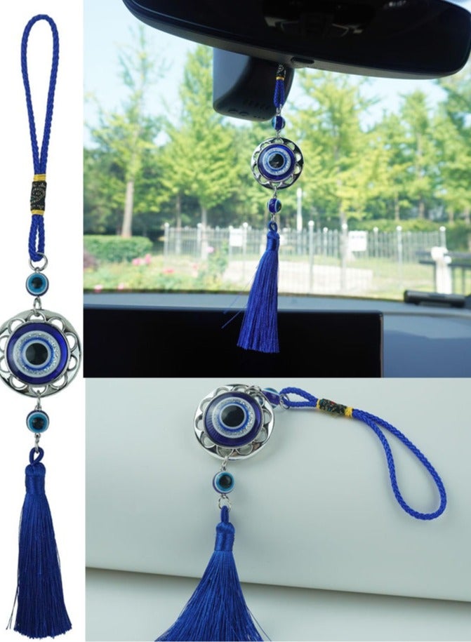 Generic Stylish and distinctive car pendant with eye design wonderful accessory blue color  - Image 3