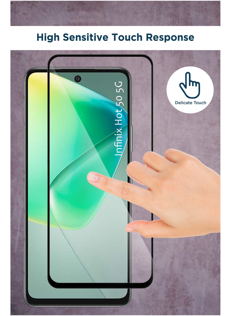 لاصقة حماية للشاشة بتغطية كاملة لهاتف إنفينيكس هوت 50 5G - Image 3