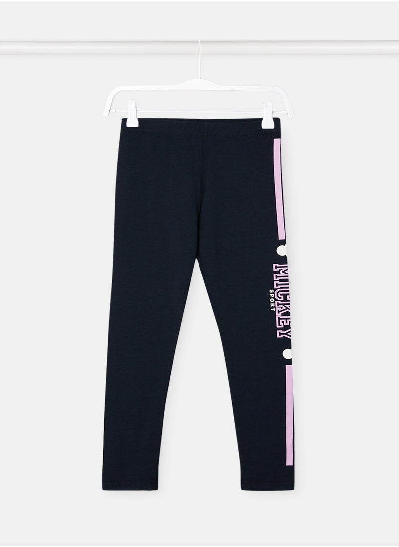 NAME IT - Girls Mickey Regular Fit Leggings - Image 1