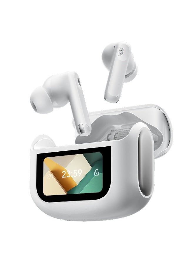 Blackview Blackview AirBuds 12 IPX7 Waterproof ANC/ENC Noise Cancellation In-ear TWS Earbuds Ivory White  - Image 3