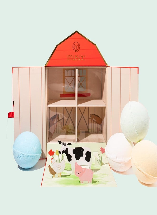 Musee On The Farm Bath Balm Set | Handmade in USA | Paraben-Free | Sulfate-Free | 4 Bath Balms with Surprise Farm | Ideal Gift for all | Vegan & Cruelty-Free - Image 2
