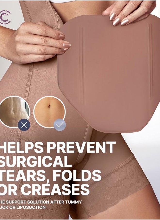 CURVEEZ Ab Board Post Surgery Liposuction - Tabla Abdominal for Tummy Tuck Recovery Must Haves - Lipo Foam Board for Flattening Abs - Abdominal Board Multipurpose - Essential Lipo Boards 360  - Image 4