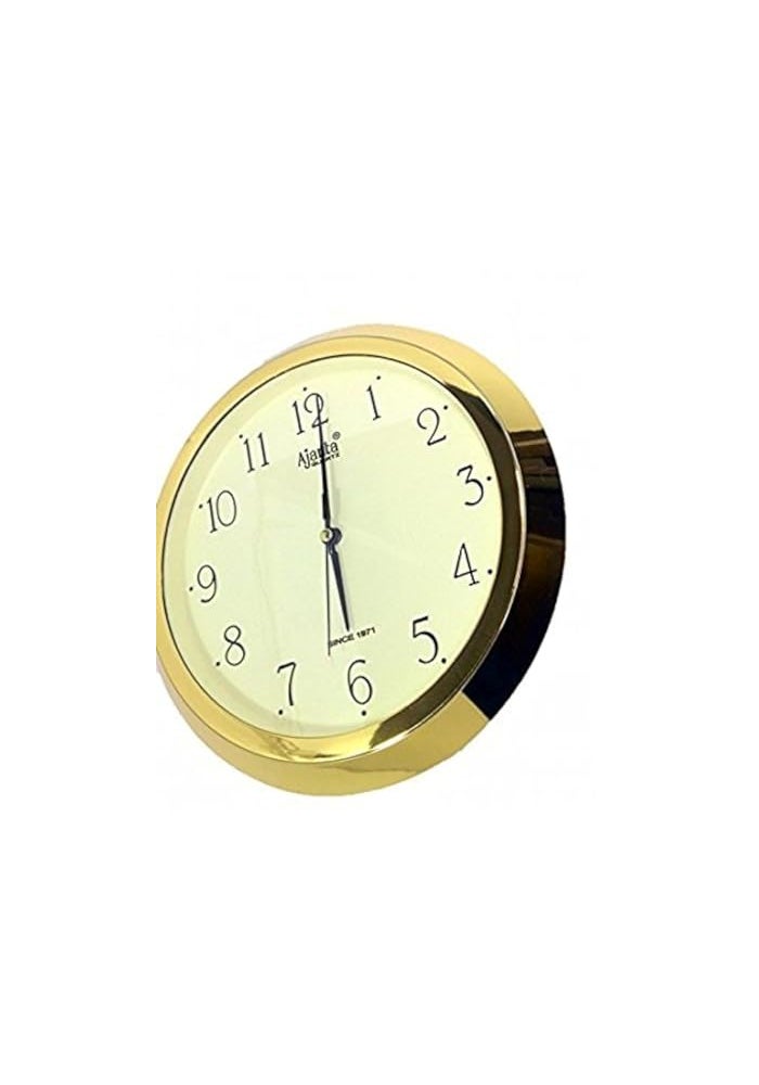Ajanta Decorative Wall Clock – Ivory Plastic Frame, 28 x 28 x 3.5 cm | Quartz Analog Clock for Home, Office & Living Room - Image 2