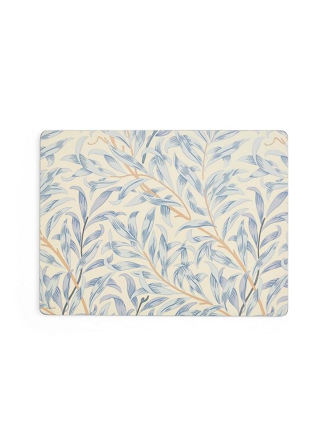 Pimpernel Morris & Co Willow Bough Collection Placemats | Set Of 4 | Heat Resistant Mats | Corkbacked Board | Hard Placemat Set For Dining Table | Measures 15.7” X 11.7”  - Image 3