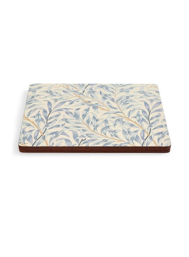 Pimpernel Morris & Co Willow Bough Collection Placemats | Set Of 4 | Heat Resistant Mats | Corkbacked Board | Hard Placemat Set For Dining Table | Measures 15.7” X 11.7”  - Image 5