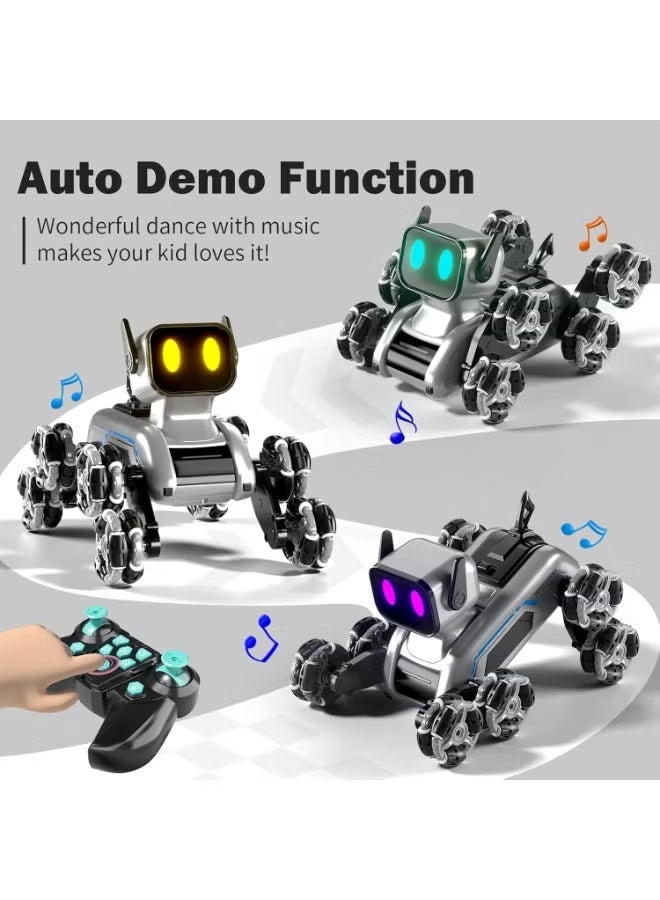 Remote Control Robot Boys Toys 6-8, 8WD Gesture Sensing Stunt Rc Robot Dog for Kid Boys 8-12, RC Car Toys for Boys 5-7,Boys Christmas Birthday Gifts 8-12 - Image 4