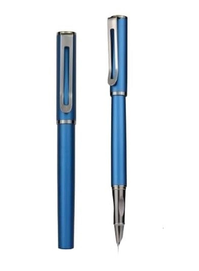DK trades - Fountain Iridium Tip Nib Refillable Fountain Pen with 2 Refills, Kawaii Stationary Gift for Kids, Pen for Office, School Stationery Items for Kids (Assorted, Pack Of 1) - Image 1