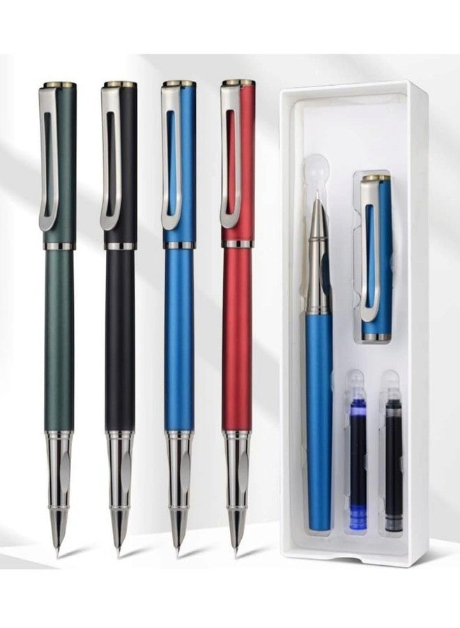 DK trades - Fountain Iridium Tip Nib Refillable Fountain Pen with 2 Refills, Kawaii Stationary Gift for Kids, Pen for Office, School Stationery Items for Kids (Assorted, Pack Of 1) - Image 2