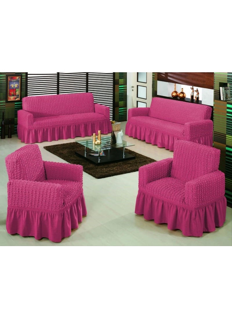 Bright Home غلاف كرسي بذراعين برايت هوم، أريكة، غلاف سرير أريكة، غلاف أريكة مرن 3311TAKIM  - Image 1