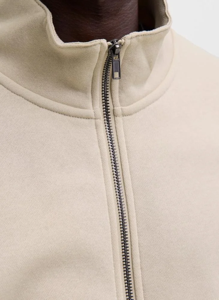 JACK & JONES  Casual Logo Zip Hoodie for Men | Best Price UAE