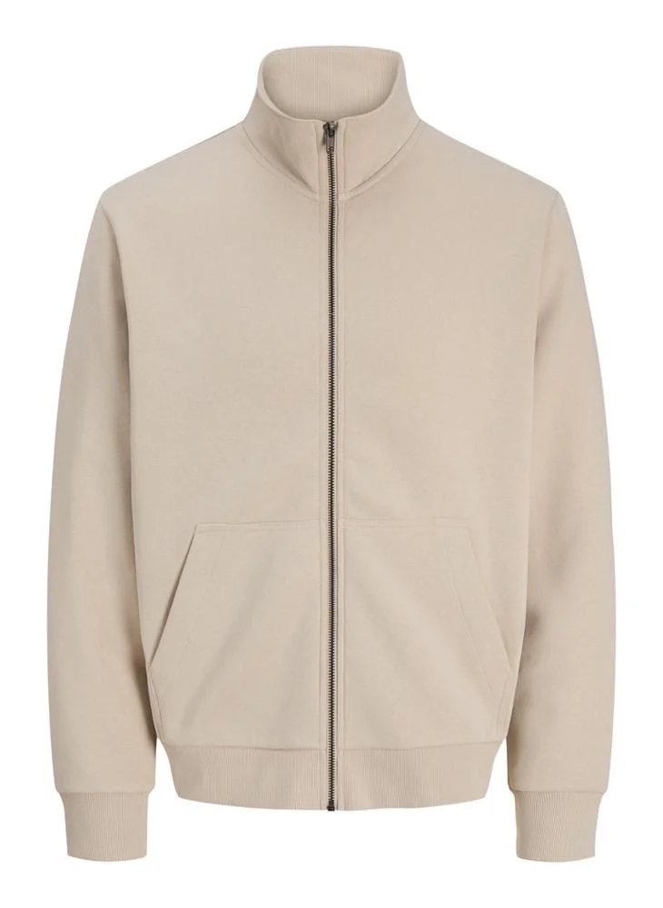 JACK & JONES  Casual Logo Zip Hoodie for Men | Best Price UAE