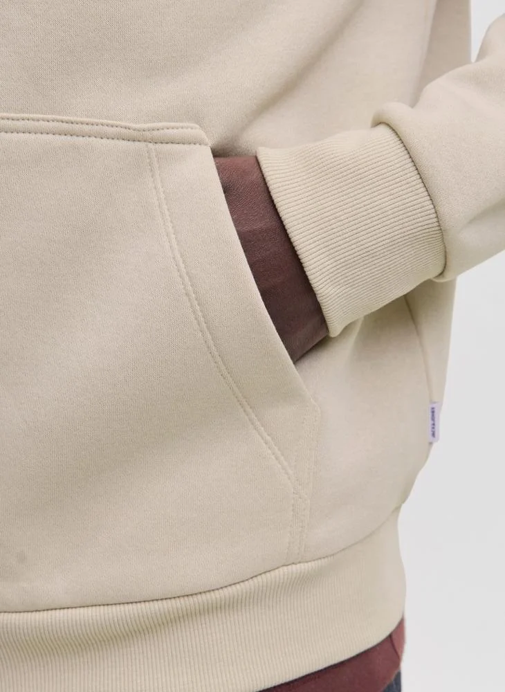 JACK & JONES  Casual Logo Zip Hoodie for Men | Best Price UAE