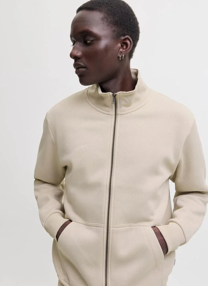 JACK & JONES  Casual Logo Zip Hoodie for Men | Best Price UAE