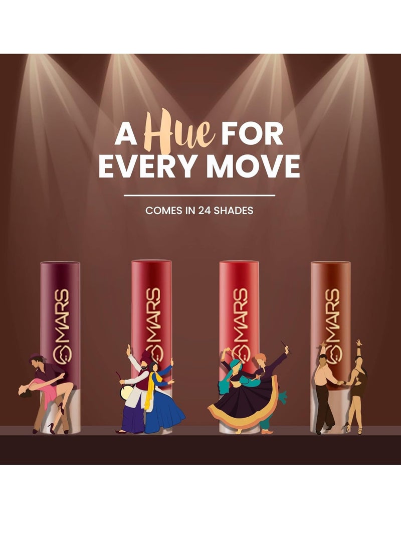 MARS Creamy Matte Long Lasting Lipstick 3.2 gm 04 Dandiya Explosion - Image 2