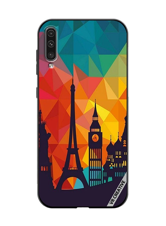 VR CREATIVE Protective Case Cover For Samsung Galaxy A50/A50s Popular Place Design Multicolour - Image 1