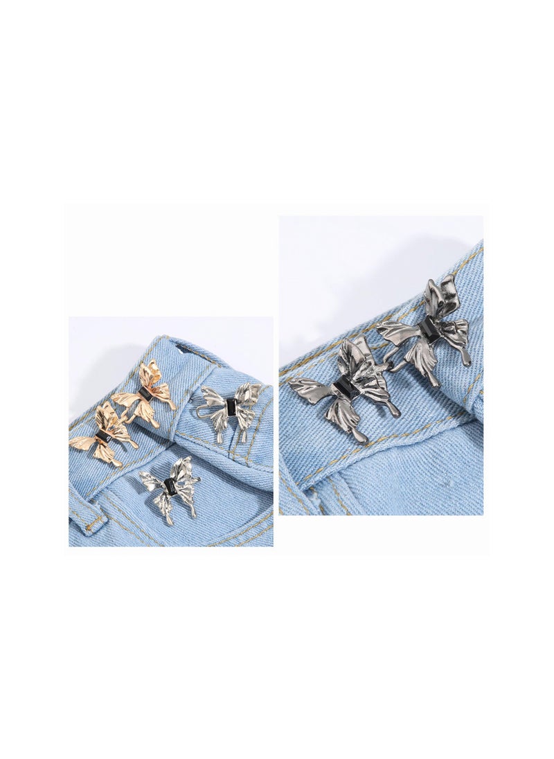 Generic - Adjustable Waist Buckle Extender Set, Jeans Nail Free Waist Extender Buttons for Pants, Perfect Fit Instant Button - Image 1
