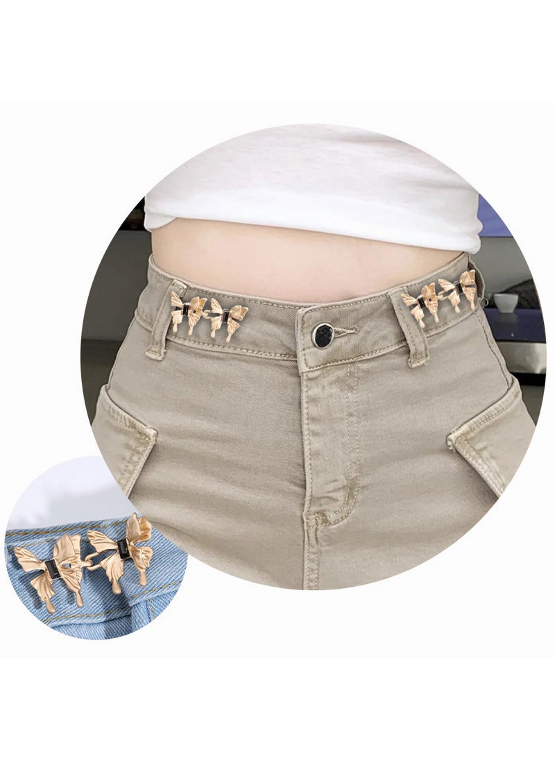 Generic - Adjustable Waist Buckle Extender Set, Jeans Nail Free Waist Extender Buttons for Pants, Perfect Fit Instant Button - Image 1